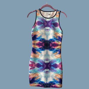 ANGEL BIBA ABSTRACT CUT-OUT BODYCON DRESS – NWOT - REDUCED!